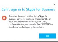 关于skypeforbusinessserver的信息