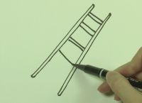 梯子图片简笔画、梯子图片简笔画大全