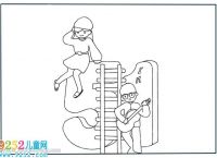 梯子手抄报简笔画图片、梯子手抄报简笔画图片大全