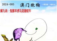 跑狗图是怎么一回事、跑狗图能说明什么作用