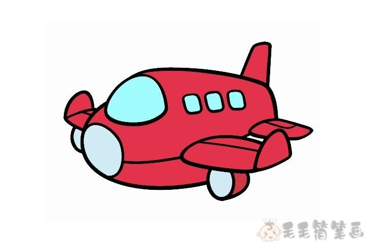 飞机涂色大全图片[飞机涂色大全图片简笔画]