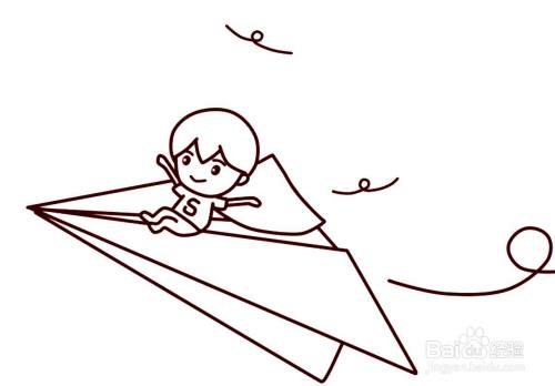 纸飞机简笔画-纸飞机简笔画图片