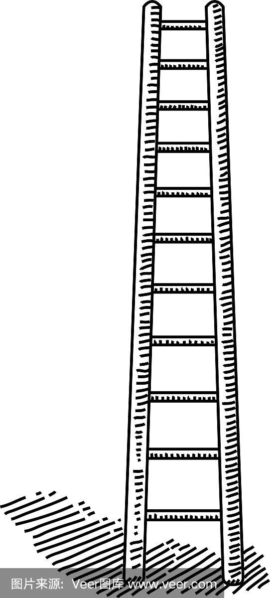 梯子图片卡通简笔画大全、梯子图片卡通简笔画大全集