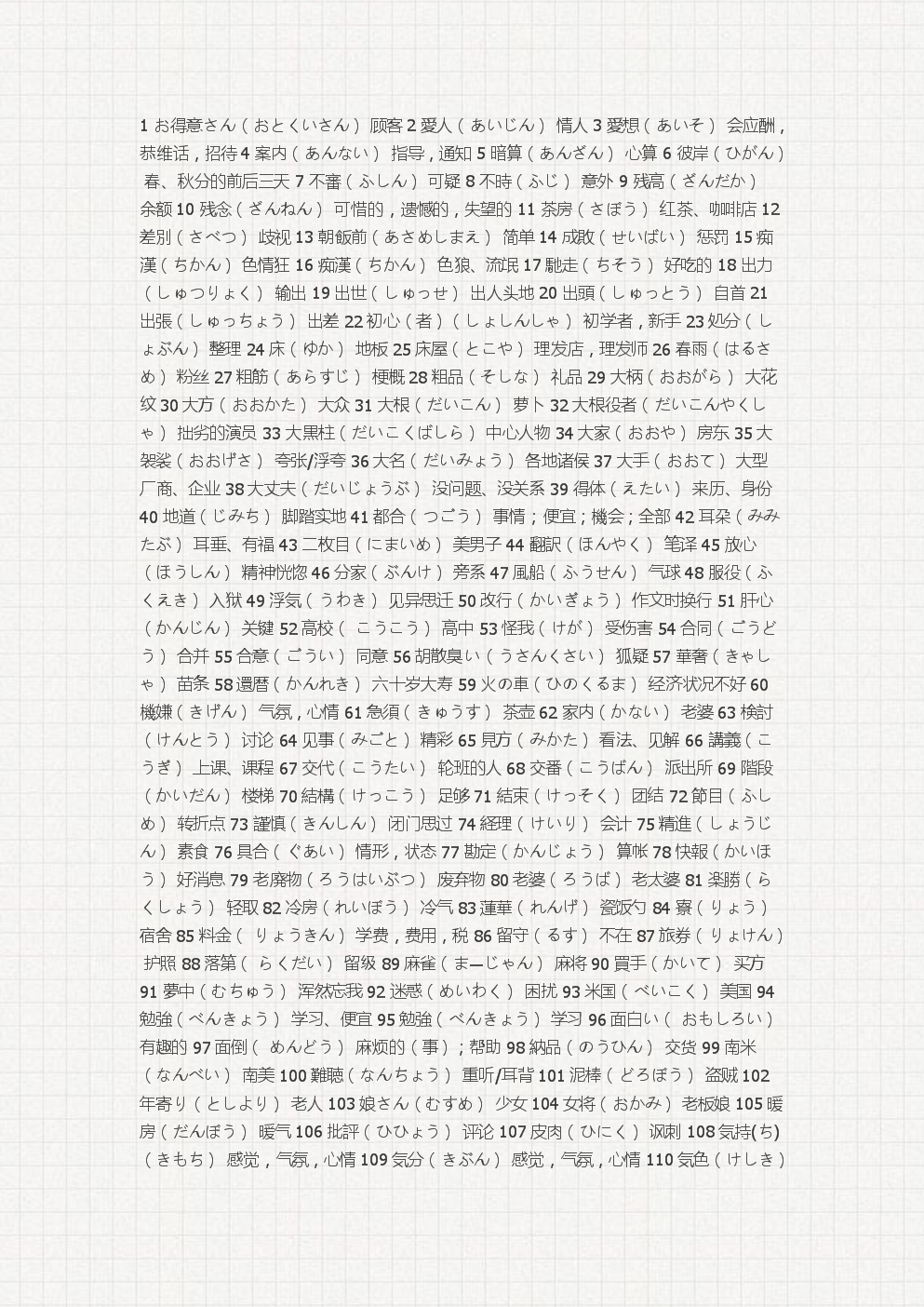 日语音译中文、日语音译怎么读?