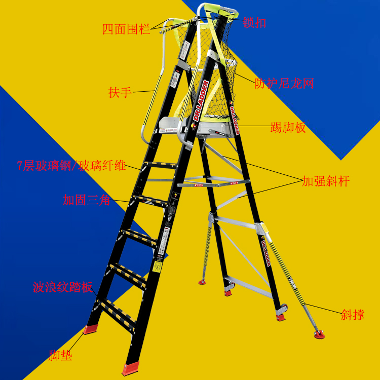 高空作业梯子与地面的夹角、高空作业梯子与地面的夹角为多少度