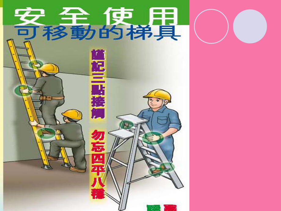 安全使用梯子的规定、安规中对梯子的使用规定
