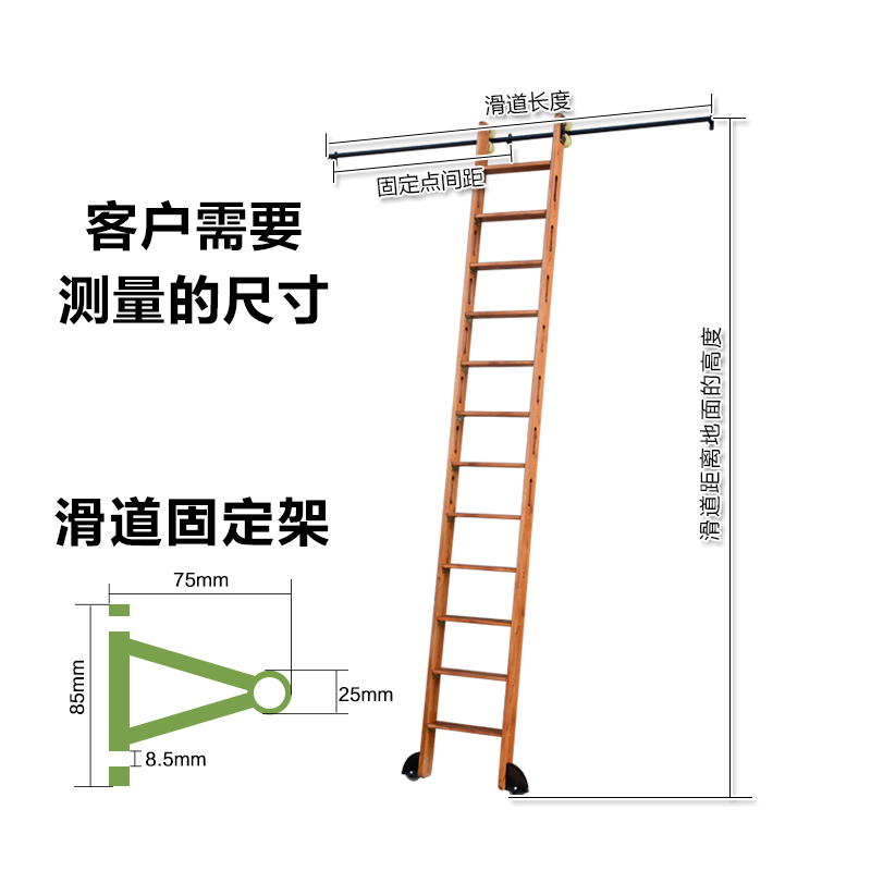 梯子尺寸设计、梯子尺寸设计图
